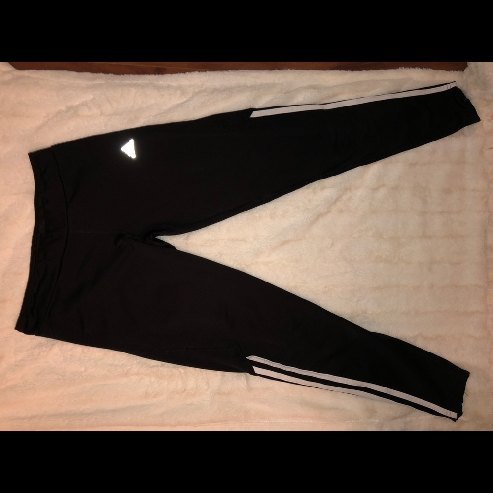 Black and White Adidas Workout leggings